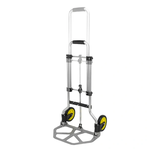 Тележка ручная складная с телескопической ручкой (г/п45кг,360х380х960мм-в разложенном полож.,230х380-рабочая площадка, 140мм-Ø колес)