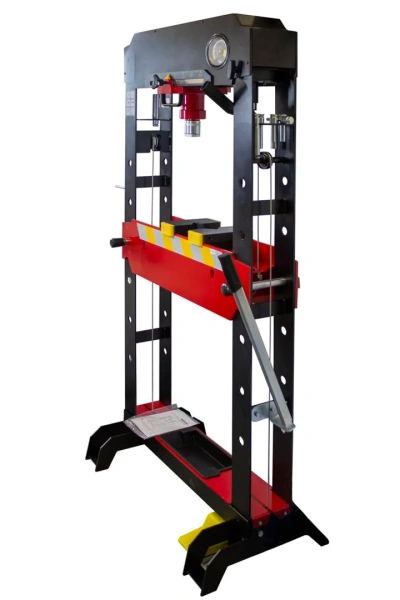 Пресс гидравлический напольный 50т, ручной/пневмо привод (рабочая высота: 0-920мм, рабочая ширина: 730мм, рабочий стол: 240х730мм, ход штока: 200мм)