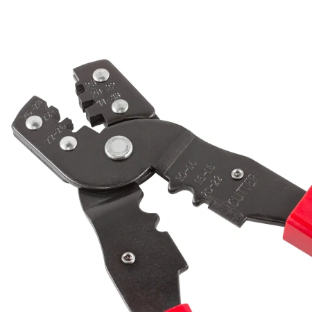 Щипцы для обжимки клемм и снятия изоляции, в блистере