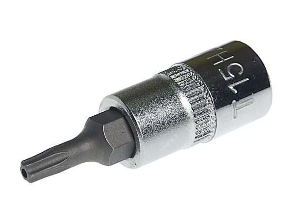 Бита-головка с отверстием JTC 23515 (1/4", TORX, T15Hх37 мм)