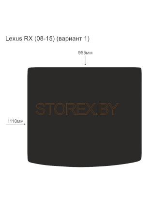 Lexus RX (08-15) Багажник (вариант 1) copy