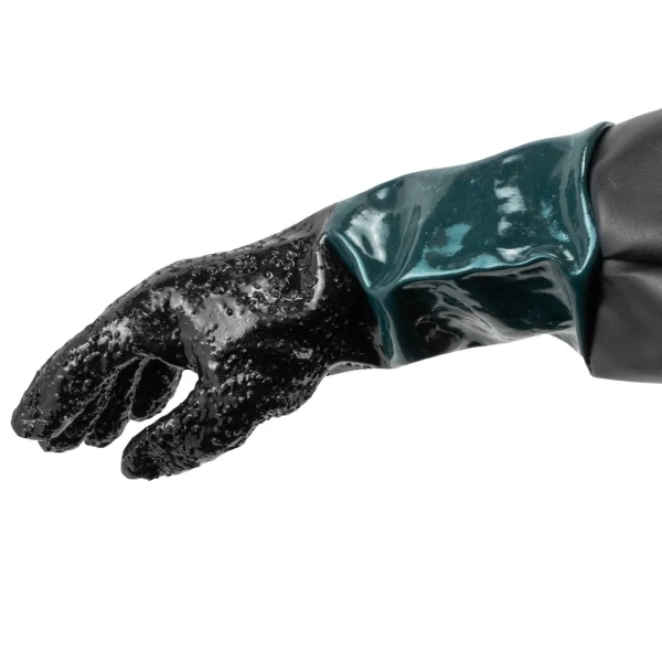 Перчатки резиновые для работ с пескоструйными аппаратами