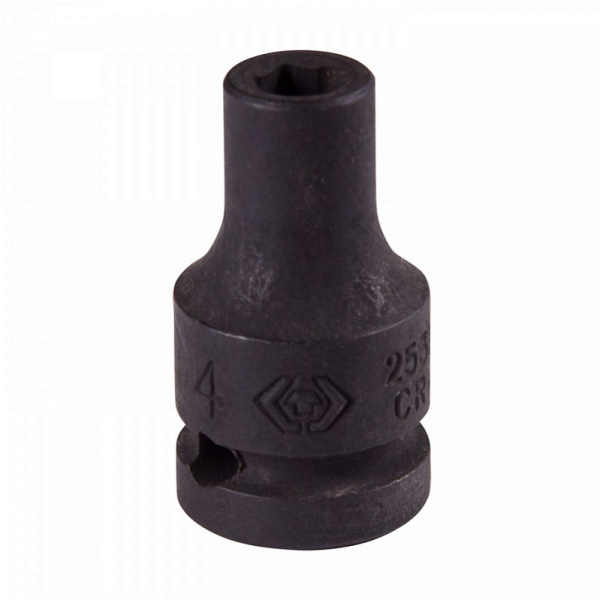 Головка торцевая ударная шестигранная KING TONY 2535**M, 1/4", 4-14 мм