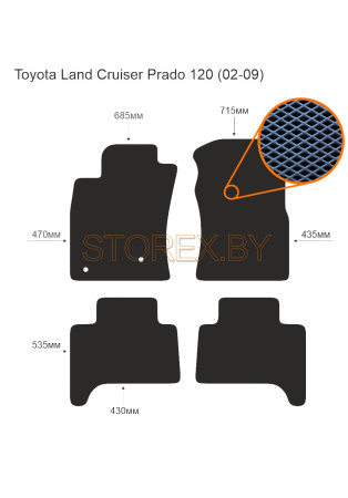 Toyota Land Cruiser Prado 120 (02-09) copy
