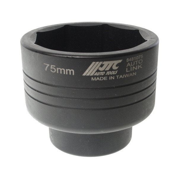 Головка торцевая 8-ми гранная ударная JTC 8481075 (1", 75 мм)