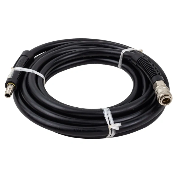 Шланг резиновый воздушный армированный с фитингами 10*15мм*5м