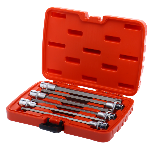 Набор головок с насадкой удлиненные JTC 7257 (1/2", в кейсе, 6 предметов, T40-T70)