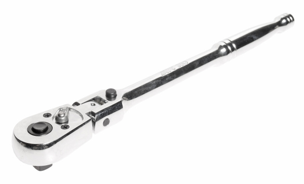 Трещотка шарнирная с фиксацией с металлической рукояткой JTC 3013 (3/8", 45 зубьев, 265 мм)