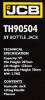 Домкрат бутылочный 5т с клапаном (h min-207мм, h max-402мм, ход штока-125мм, ход винта-70мм)
