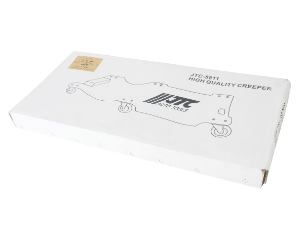 Тележка подкатная для ремонта автомобиля JTC 5811 (1030x470x120 мм, лежак, пластиковый каркас)