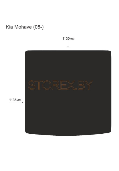 Kia Mohave (08-) Багажник copy
