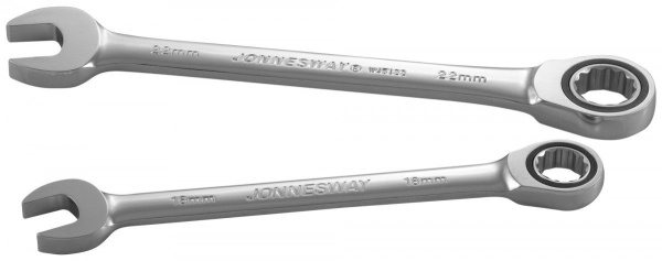 Ключ комбинированный трещоточный JONNESWAY W45122 (22 мм)