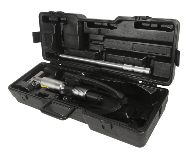 Съемник гидравлический в кейсе JTC PM400 (4 т, длина 185/70, ширина 75/255, поршень 60 мм, масса 6,7 кг)