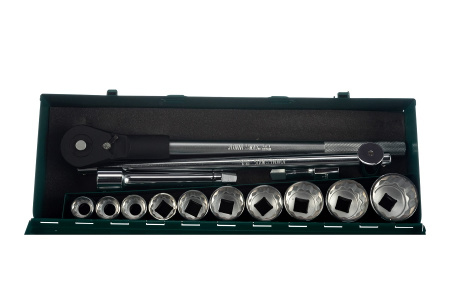 Набор головок торцевых дюймовых S04H6615S (S04H6415S), 3/4"DR, SAE 7/8"--2", 15 предметов