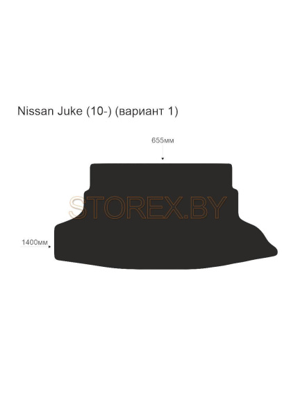 Nissan Juke (10-) Багажник (вариант 1) copy