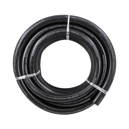 Шланг резиновый армированый бензо-маслостойкий 14х23ммх10м(повышенная гибкость и сопротивление к излому,раб.давл. 20bar,max 60bar,-30C°+70C°,DIN20018)