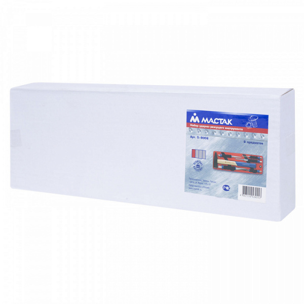 Набор ударно-режущего инструмента, ложемент, 6 предметов МАСТАК 5-9006