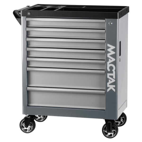 Тележка инструментальная НОВА МАСТАК 521-07580G (7 выдвижных ящиков, серая)
