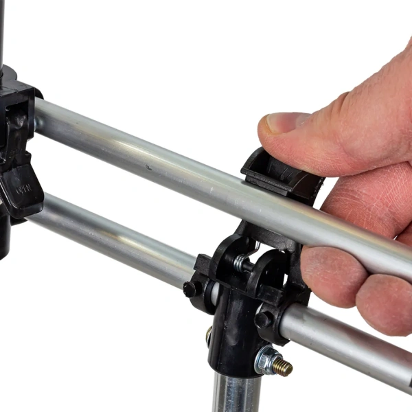 Тележка ручная складная с телескопической ручкой (г/п70кг,420х480х980мм-в разложенном полож.,255х480-рабочая площадка, 175мм-Ø колес)