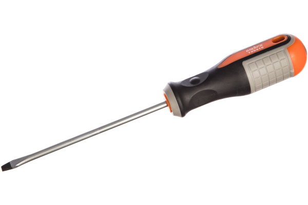 Отвертка стержневая шлицевая 750410, ROUND GRIP, SL4x100 мм