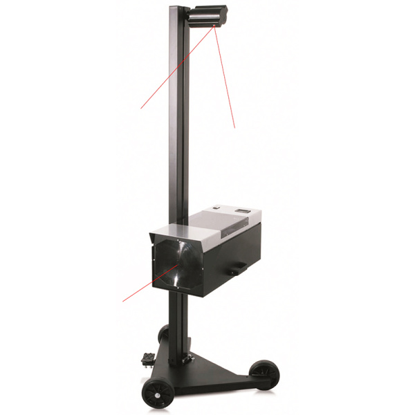 HL26DL2LX Прибор для проверки и регулировки света фар с цифровым люксметром и 2-мя лазерами