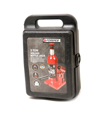 Домкрат бутылочный 6т с клапаном (h min 185мм, h max 360мм, ход штока-115мм, ход винта-60мм)