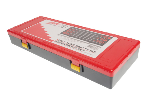 Набор отверток TORX удлиненных JTC K7061 (T10х250 мм-Т30х250 мм, 6 предметов в ложементе)