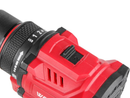 Аккум. дрель-шуруповерт WORTEX LX BD 1220 DLi 12В, 30 Нм, 2*1.5 Ач, патрон 10 мм, бесщёт.