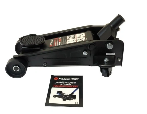 Домкрат подкатной гидравлический двухпоршневой 3т(h min 145мм, h max 475мм)