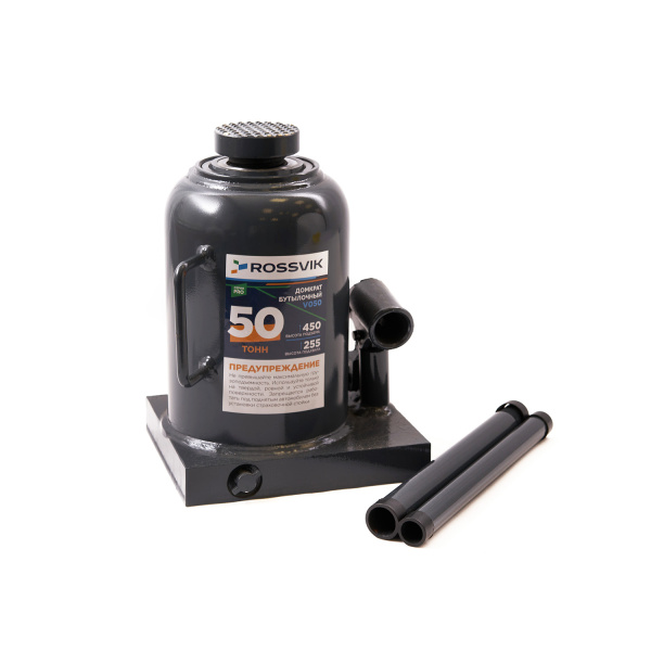 Домкрат бутылочный ROSSVIK PRO V050 (г/п 50,0 т)