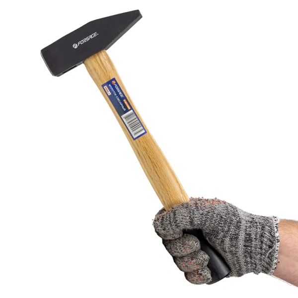 Молоток слесарный с деревянной ручкой (1000г)