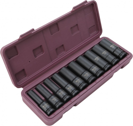 Набор головок торцевых ударных глубоких Thorvik S23S2110S (1/2"DR, 10-24 мм, 10 предметов Thorvik)