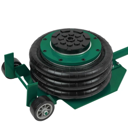 Домкрат подкатной пневматический 3т (h min-145мм,h max-500мм,надставка-удлинитель-100мм,Ø-255мм)