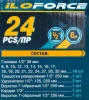 Набор инструментов 24пр. 1/2''(6гр.)(8-32мм)