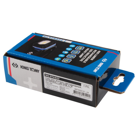 Фонарь светодиодный налобный KING TONY 9TA522 (1 Led COB, 3,7 В)