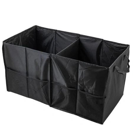 Сумка-органайзер в багажник автомобиля(360х620х340мм,3 секции:170х350х240мм,4 кармана)