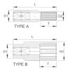 Licota P2010L Головка торцевая глубокая spline 1/4" 10 мм