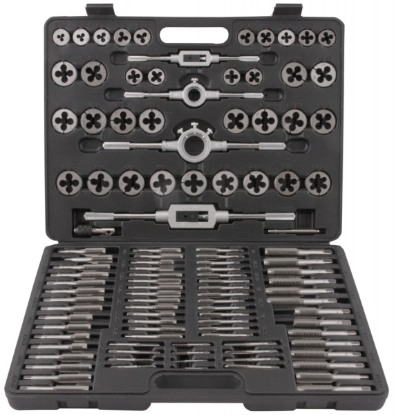 Набор метчиков и плашек Thorvik MTDS110 (110 предметов)