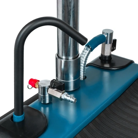 Установка пневматическая для сбора отработанного масла (бак 80л, мерная колба 10л, давление ≤1бар) передвижная с набором спец.инструмента 61пр.