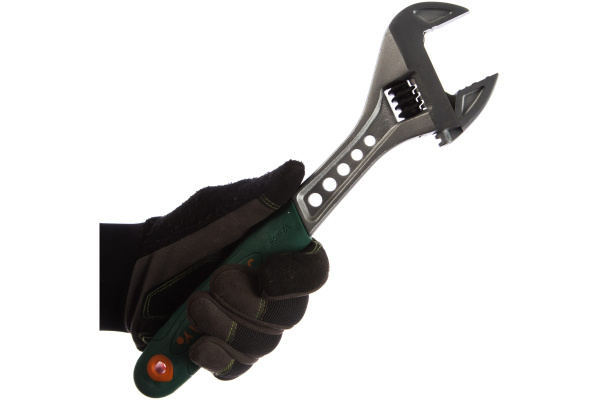 Ключ разводной эргономичный с пластиковой ручкой JONNESWAY W27AT12 (0-34 мм, L-300 мм)