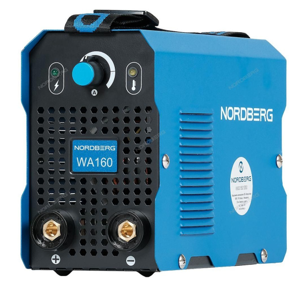Инверторный сварочный аппарат NORDBERG WA160 (MMA, 220V)