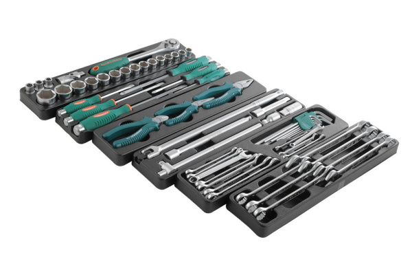 Универсальный набор инструментов JonnesWay C-3DH262 (62 пр.) в ящике