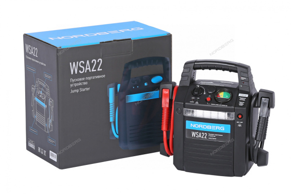 Пусковое портативное устройство NORDBERG WSA22 (12 В, 22 Ач)
