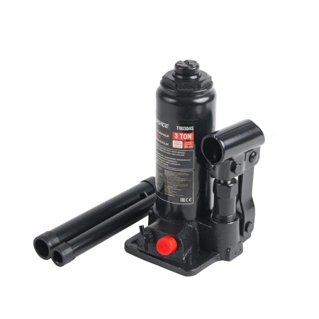 Домкрат бутылочный с клапаном 3т (h min-110мм, h max-330м) в кейсе