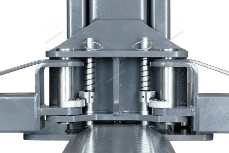 Подъемник 380V 2х стоечный с нижней синхронизацией г/п 4,5т NORDBERG N4124AM-4,5G