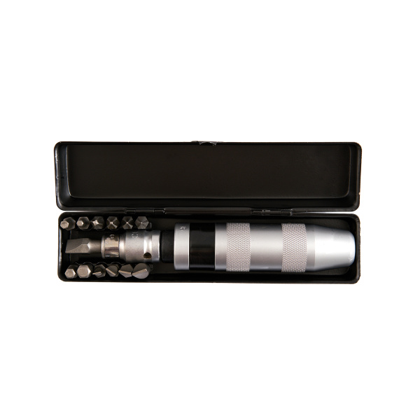 Отвертка ударная с набором бит ROSSVIK ST096 (13 предметов)