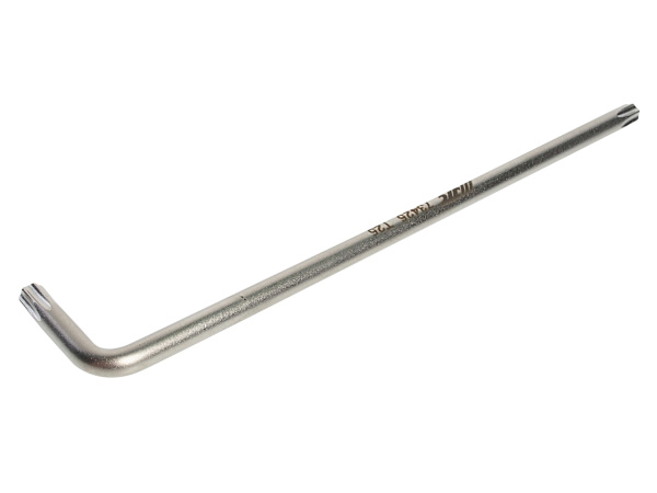 Ключ TORX Г-образный удлиненный JTC 73425 (T25H, L=126 мм)