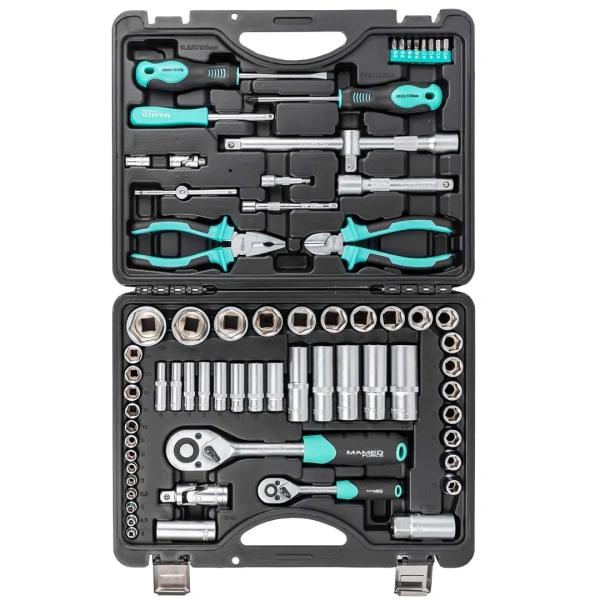 Набор инструментов 69пр.,1/4'',1/2'',(6гр.)(4-32мм)