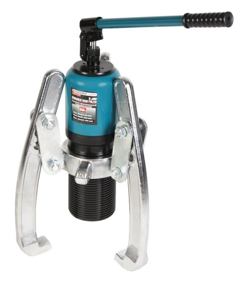 Съемник двух-трехлапый переставной гидравлический 50т(Ø захвата:200-500мм,мах. глубина захвата-250мм,ход штока-60мм)