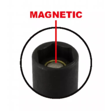 Головка торцевая ударная глубокая с магнитом Licota AG3012L (3/8", 6 гр., 12 мм)